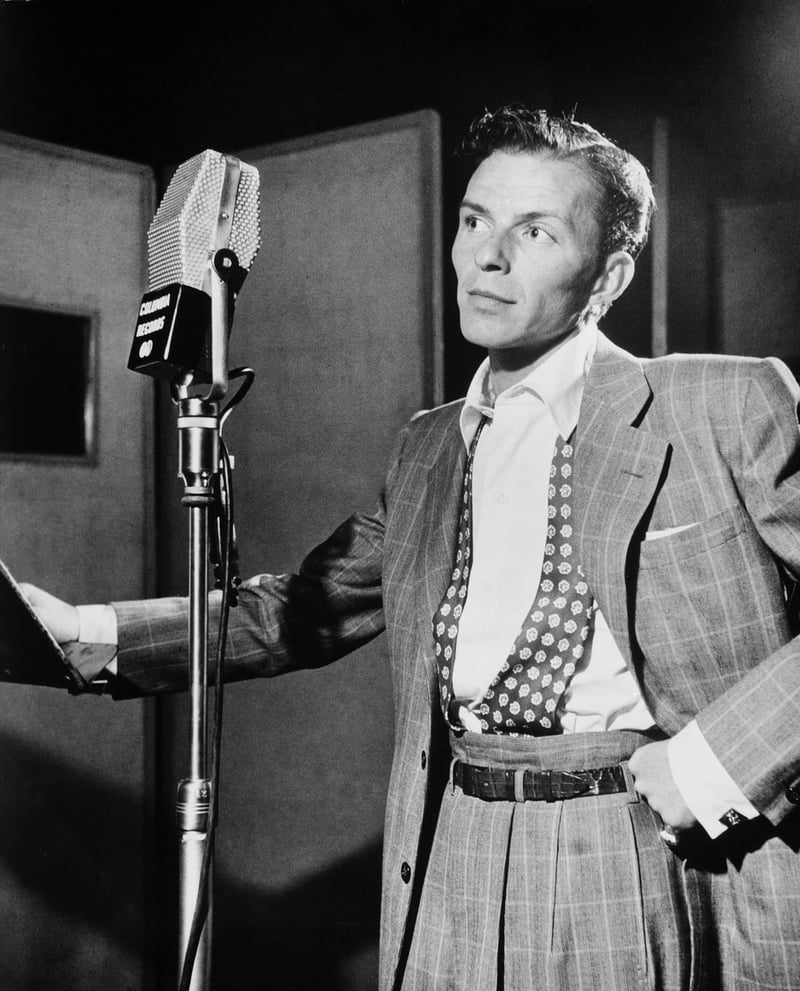Frank Sinatra performing